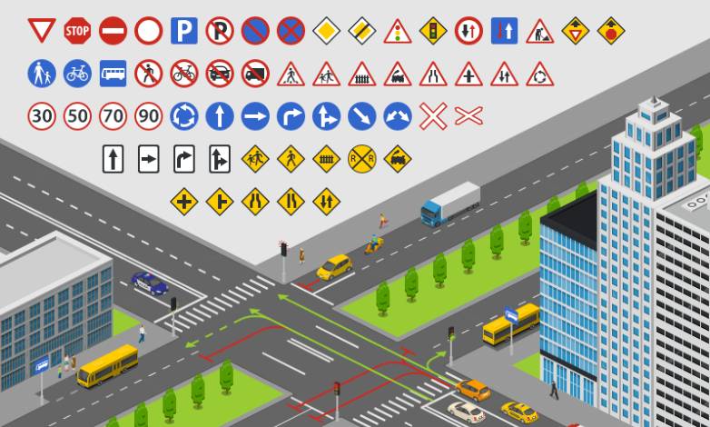 traffic rules and signage